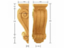 CAPITELLO LEGNO FAGGIO W85xH265xD75- W78xH220xD63-W70xH185xD55-W95xH305xD85- W105xH345xD100- W135xH390xD115 prodotto da PRU - immagine 6