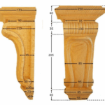 CAPITELLO LEGNO FAGGIO W120xH260xD95- W150xH320xD120- W90xH180xD70 prodotto da PRU