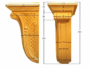CAPITELLO LEGNO FAGGIO W110xH260xD135-W200xH360xD200- W90xH200xD100 prodotto da PRU - immagine 3