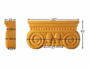CAPITELLO LEGNO FAGGIO W115xD70xH20-W150xH83xD35- W205xH83xD35 prodotto da PRU - immagine 3