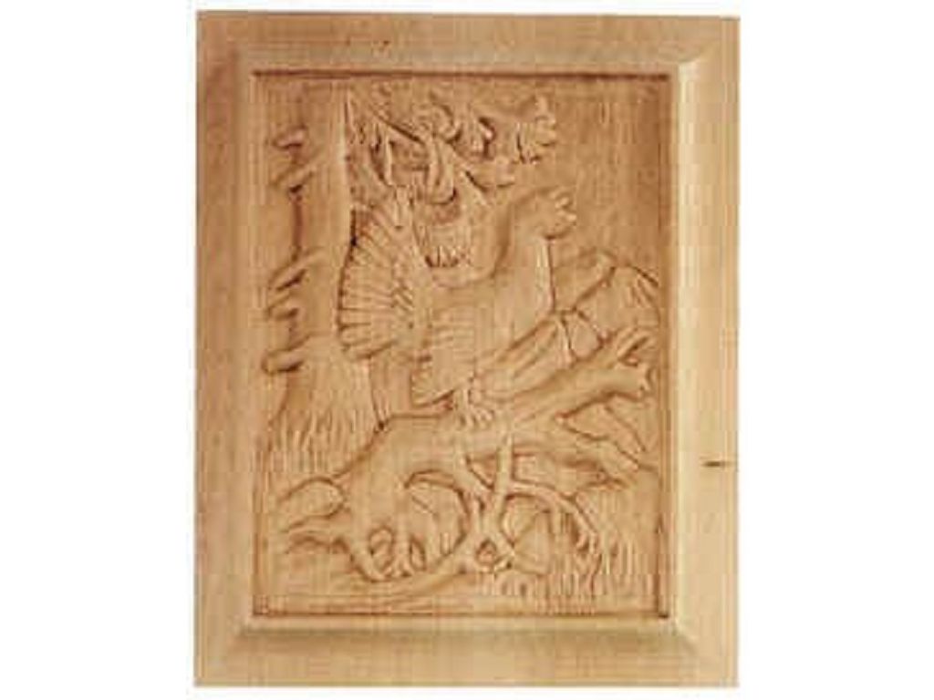 prumf760bu.jpg Pannello Figurativo Legno Rovere w265xh325xd20 Pru - immagine 1
