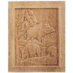 Pannello Figurativo Legno Rovere w265xh325xd20  Pru