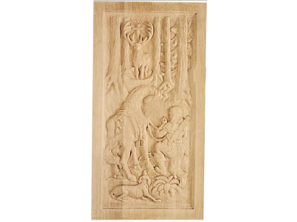 prumf764buc.png Pannello Figurativo Legno Rovere w325xh635xd20 Pru - immagine 1