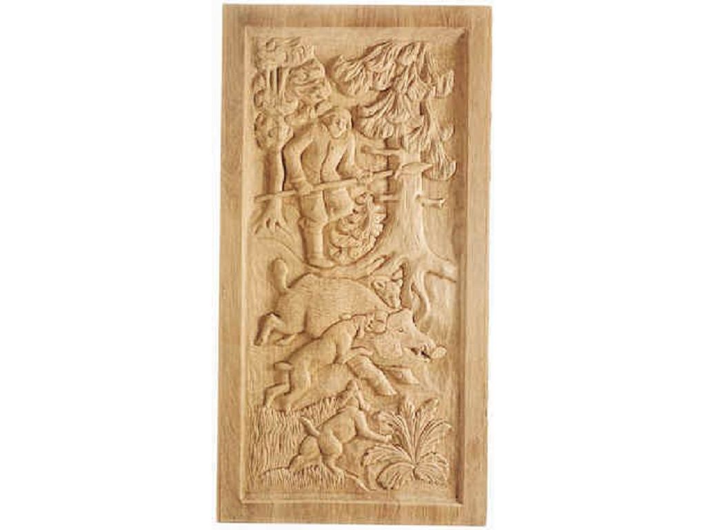 prumf765bu.jpg Pannello Figurativo Legno Rovere w325xh635xd20 Pru - immagine 1