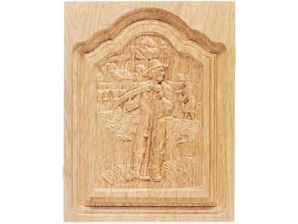 prumf788bux.png Pannello Figurativo Legno Rovere w305xh395xd20 Pru - immagine 1