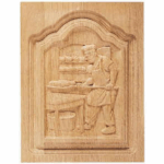 Pannello Figurativo Legno Rovere w305xh395xd20  Pru