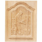 Pannello Figurativo Legno Rovere w305xh395xd20  Pru
