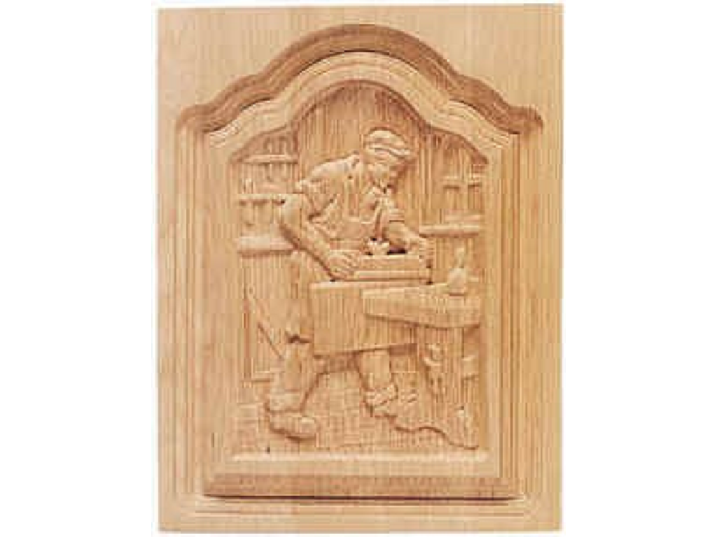 prumf793bu.png Pannello Figurativo Legno Rovere w305xh395xd20 Pru - immagine 1