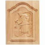 Pannello Figurativo Legno Rovere w305xh395xd20  Pru