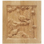 Pannello Figurativo Legno Rovere w340xh360xd20  Pru