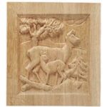 Pannello Figurativo Legno Rovere w340xh360xd20  Pru