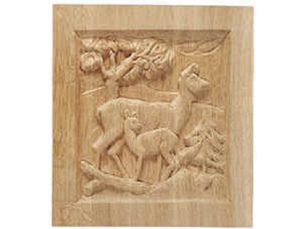 prumf806bu.jpg Pannello Figurativo Legno Rovere w340xh360xd20 Pru - immagine 1