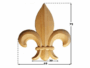 MODELLO GIGLIO LEGNO BETULLA W65xH75xD7-W85xH95xD7-W50xH55xD7 -W1100xH125xD7 prodotto da PRU - immagine 4