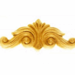 Ornamento Legno Faggio w110xh50xd7  Pru