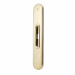 Maniglia Incasso Ovale Porta Scorrevole modello Borromeo mm.50x270h con Foro Chiave OCL-Oro Champagne Lucido | Salice Paolo