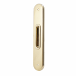 Maniglia Incasso Ovale Porta Scorrevole modello Borromeo mm.50x270h Senza Foro Chiave OCL-Oro Champagne Lucido | Salice Paolo