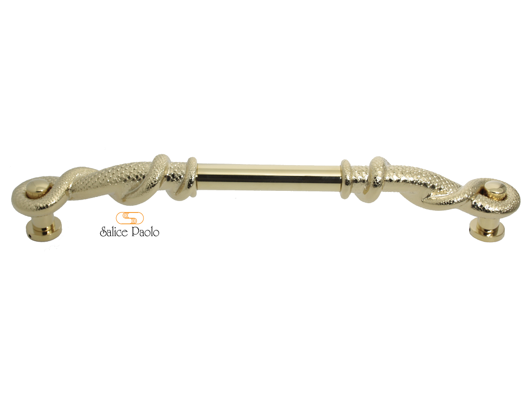 pss3035pvdc.png Maniglione Snake Interasse 500 d.30 mm.570x100h Oro Pvd | Salice Paolo - immagine 1