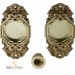 Maniglia Incasso Tonda Porta Scorrevole modello Kiev d.64x124/48 Senza Foro Chiave varie finiture | Salice Paolo