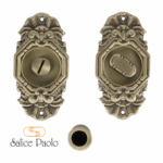 Maniglia Incasso Tonda Porta Scorrevole modello Kiev d.64x124/48 con Nottolino varie finiture | Salice Paolo