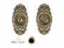 Maniglia Incasso Tonda Porta Scorrevole modello Kiev d.64x124/48 con Nottolino varie finiture | Salice Paolo
