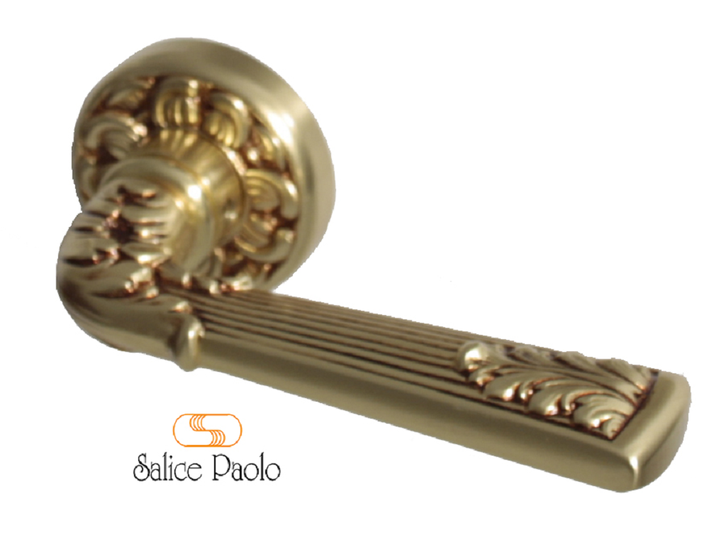 pss30903085rbpovc.png Maniglia Todi Rosetta Tonda d.50x10h+Molle Foro Chiave Pov | Salice Paolo - immagine 1