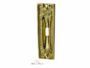 Maniglia Incasso Rettangolare Porta Scorrevole modello Belgrado mm.40x140h con Foro Chiave varie finiture | Salice Paolo