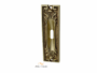Maniglia Incasso Rettangolare Porta Scorrevole modello Belgrado mm.40x140h con Foro Chiave varie finiture | Salice Paolo - immagine 2