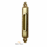 Maniglia Incasso Ovale Porta Scorrevole modello Matera mm.37x225h Senza Foro Chiave POV-Patinato Oro Vecchio | Salice Paolo