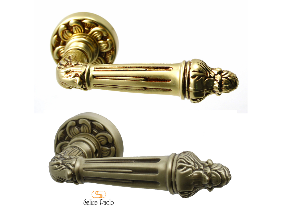 pss43403085rbpovrr.png MANIGLIA URBINO ROSETTA 3085 FORO CHIAVE prodotta da SALICE PAOLO - immagine 1