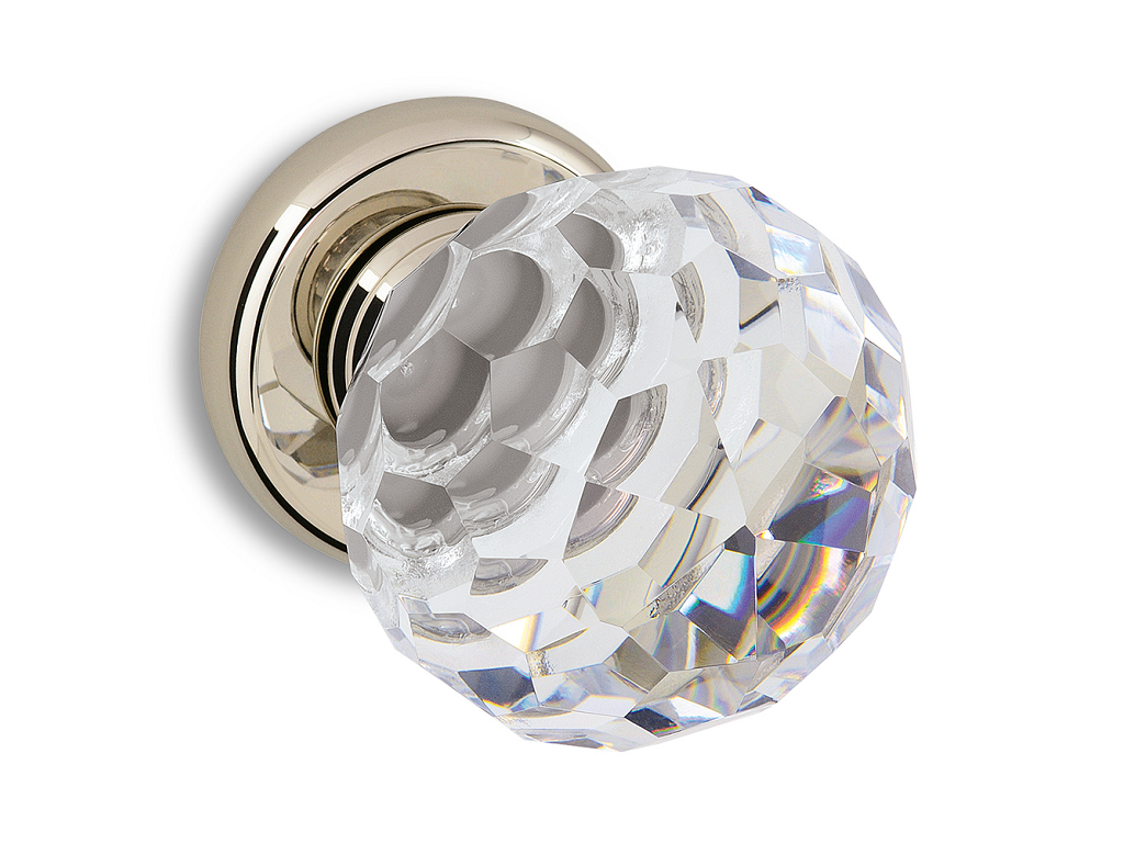 pss4485aol.png POMOLO FISSO/GIREVOLE DIAMANTE ROSETTA CRISTALLO+OL VARIE MISURE - immagine 1