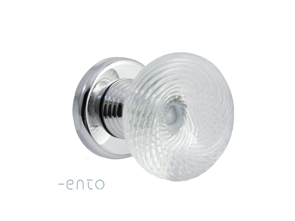 pss4817biscr.png POMOLO FISSO/GIREVOLE ARUM CRISTALLO CON ROSETTA DA mm.70x66h prodotto da SALICE PAOLO - immagine 1