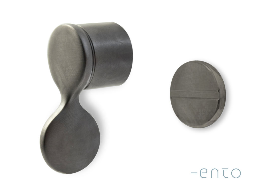 pss5207q6hgrcc.png Nottolino WC Q6 Spoon Senza Rosetta Tonda HGR-Grafite | Ento - immagine 1