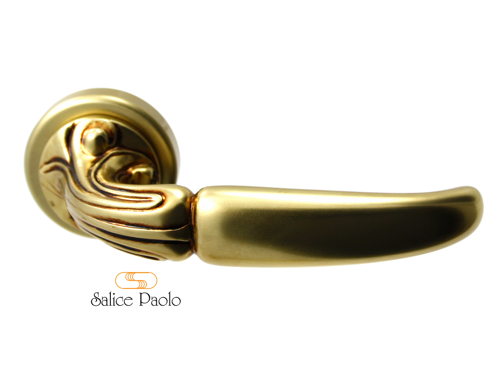 pss9005povc.png Maniglia Queen Rosetta Queen Bocchetta Foro Chiave Pov | Salice Paolo - immagine 1