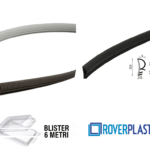 GUARNIZIONE PORTE INTERNE LEGNO SENZA PROTEZIONE mm.3,6x15,6h  IN BLISTER DA mt.5 VARI COLORI   ROVERPLASTIK