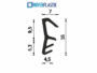 Guarnizione Porte Interne Legno Senza Protezione mm.4,5x16h in Cartone Mt.330 Marrone | Roverplastk - immagine 2