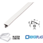 GUARNIZIONE PORTE INTERNE LEGNO SENZA PROTEZIONE DA 10x4,1 mm. prodotta da ROVERPLASTIK