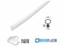 Guarnizione Porte Interne Legno Senza Protezione Siliconica mm.5,5x6,8h In Da mt.5 Vari Colori  | Roverplastik - immagine 2