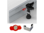 GANCIO MAGNETICO PER ZOCCOLO DA CUCINA modello BLINK ADATTO A PIEDE DIAMETRO mm.28 | SCILM