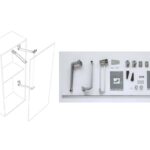 Sistema Anta RotoTraslante Motion-V1 Portata kg.15-50 h1600-2600 Varie Larghezze Grigio   Servetto