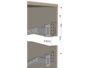 Sistema Anta RotoTraslante Motion-V1 Portata kg.15-50 h1600-2600 Varie Larghezze Grigio   Servetto - immagine 2