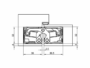 Cerniera Invisibile Serie Tectus Te5403d mm.200x32+32x32h Portata kg.120 Cromo Opaco 124-F1 | Simonswerk - immagine 3