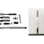 Sistema Porta Legno Dragon 02-B Piastra Baionetta Clik a Filo 02h con Deceleratore Doppio Portata Kg.80  Sliding
