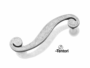 MANIGLIETTA MOBILE INTERRASSE 96 DA 120x20 mm. ARGENTO ANTICO prodotta da TENTORI - immagine 2