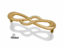 MANIGLIETTA MOBILE INTERASSE 128 mm.135x25h CRISTALLI SWAROVSKI VARIE FINITURE