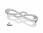 MANIGLIETTA MOBILE INTERASSE 128 mm.135x25h CRISTALLI SWAROVSKI VARIE FINITURE - immagine 2