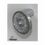 Pomolino Mobile P290633 d.33/15x22h Scintille Argento+Cromo Lucido   Tentori