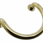 Maniglione 3C d.25 Interasse 220 mm.250x50h con Rosette AISI304 Inox Lucido PVD | Reguitti