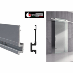 Trave Alluminio Mod.Diva Regolabile con Asole Luce mm.12 cm.300  Argento  | Terno Scorrevole