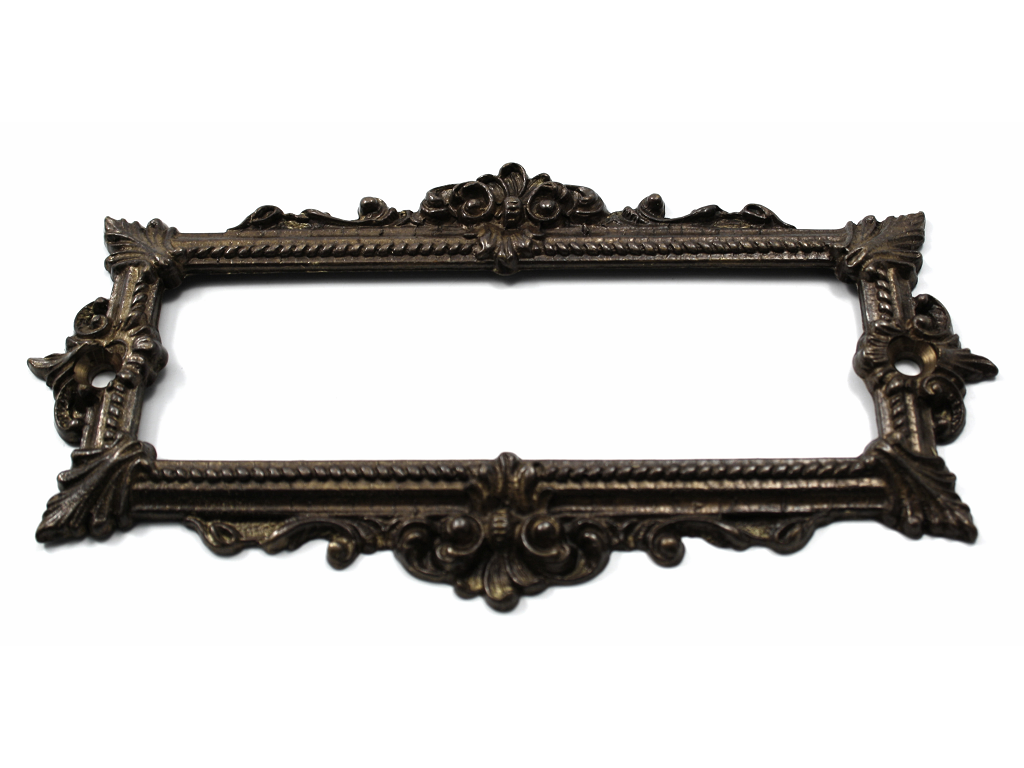 ucgmb0050000bz.png Portanome mm.155x85 Aperto Ottone Bronzo Confalonieri - immagine 1