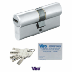 CILINDRO EUROPEO EURO-PRO PEARL NICKEL SATINATO VARIE LUNGHEZZE | VIRO